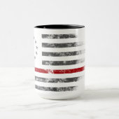 RED LINE  Betsy Ross American Flag Mok (Midden)