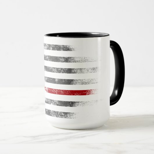 RED LINE  Betsy Ross American Flag Mok (Voorkant rechts)