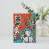Red Line, Blue Line Postcard Briefkaart (Staand voorkant)
