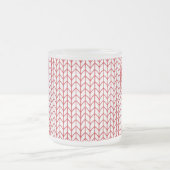 RED LINE KNIT Bevroren Glas Mok (Center)