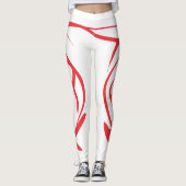 Red Lines Leggings (Voorkant)