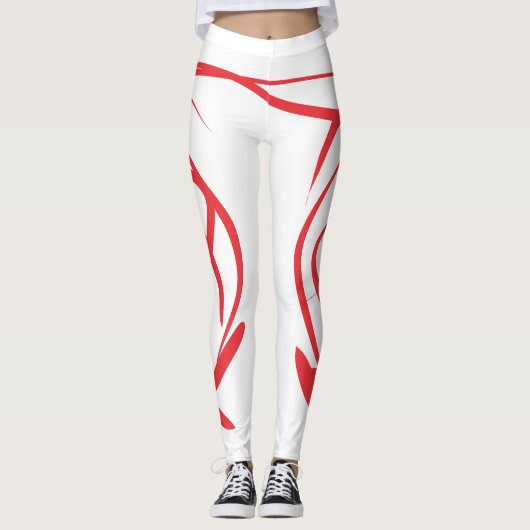 Red Lines Leggings (Voorkant)