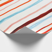 Red Lines Pattern. Horizontale illustratie lijn. Cadeaupapier (Hoek)