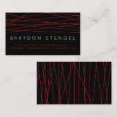 RED LINES Professional Visitekaartje (Voorkant / Achterkant)