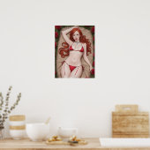 Red Lingerie Poster (Keuken)