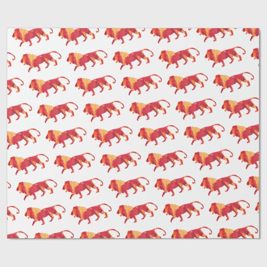 Red Lion Art Cadeaupapier (Vlak)