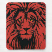 Red Lion Muismat | Colorful Lion Head (Voorkant)
