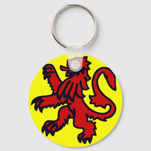 Red lion of Scotland Sleutelhanger (Voorkant)