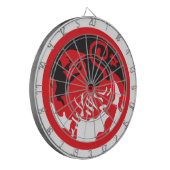 Red Lion Yin Yang Dart Board Dartbord (Voorkant Links)