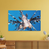 Red Lionfish 2 Canvas Afdruk (Insitu (Woonkamer))
