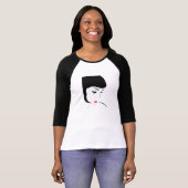 Red Lip Lady T-shirt (Voorkant volledig)