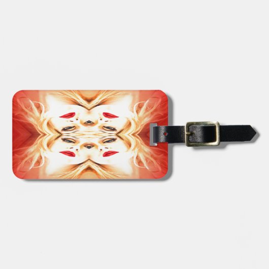 Red Lips Bagagelabel (Voorkant horizontaal)