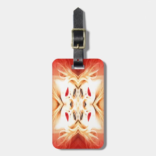 Red Lips Bagagelabel (Voorkant verticaal)