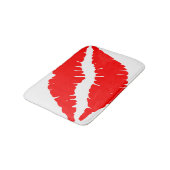 Red Lips Bath Rug Badmat (Gekanteld)