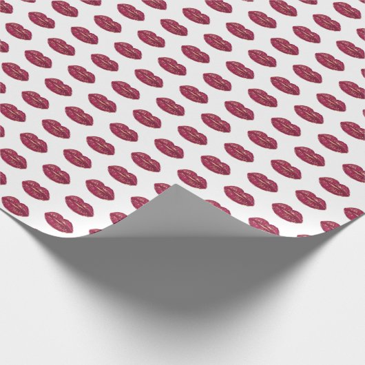 Red Lips Cadeaupapier (Hoek)