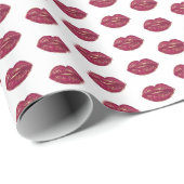 Red Lips Cadeaupapier (Rol Hoek)