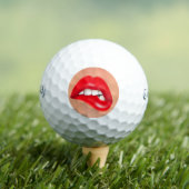 Red Lips Callaway Supersonft Golf Balls Golfballen (Insitu Shirt)
