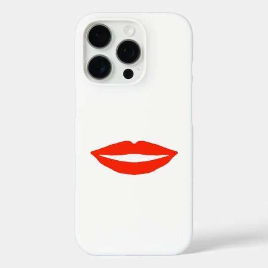 Red Lips Case-Mate iPhone Case (Achterkant)