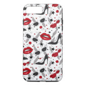 Red Lips Case-Mate iPhone Case (Achterkant)