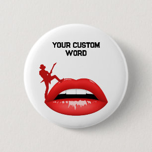 Red Lips en gitarist Button   Patches