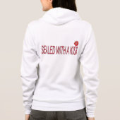 red lips hoodie (Achterkant)