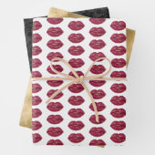 Red Lips Inpakpapier Vel (In situ)