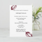 Red Lips Kaart (Staand voorkant)