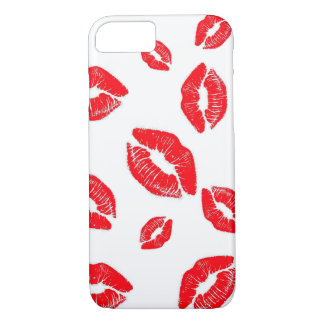 Red Lips Kiss iPhone 8/7 Hoesje