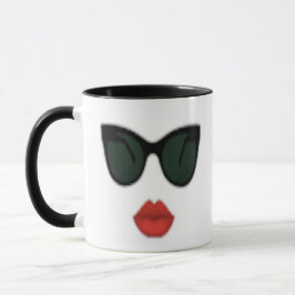 Red Lips Kiss Girl Lip Boss Coffee Mok