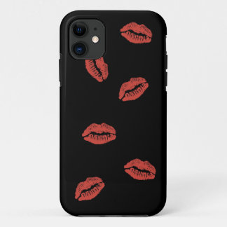 Red Lips Kiss iPhone 5 Hoesje