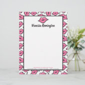 Red Lips Kiss lipstick & Beauty Distributor - Aang Custom Briefhoofd (Staand voorkant)