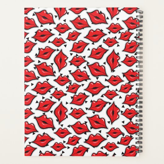 Red Lips Kiss lipstick & Beauty Distributor - Aang Planner (Achterkant)