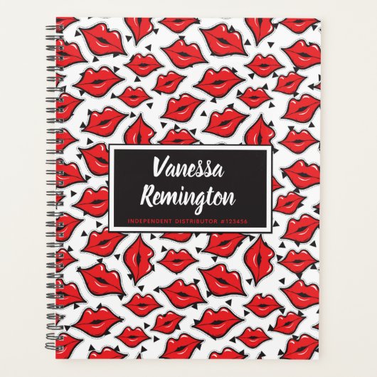 Red Lips Kiss lipstick & Beauty Distributor - Aang Planner (Voorkant)