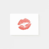 Red Lips Kiss Lipstick Post-it® Notes (Voorkant)