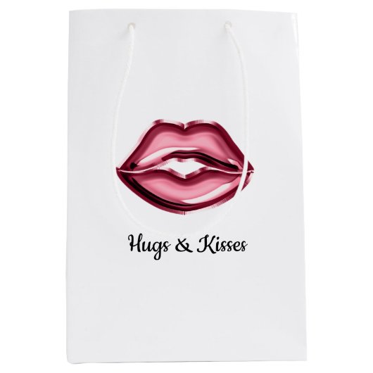 Red Lips Kiss Medium Cadeauzakje
