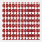 Red Lips Kiss Print Behang (Voorkant)