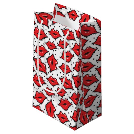 Red Lips Kiss-stick & Beauty Supply Distributor Klein Cadeauzakje (Voorkant Gekanteld)