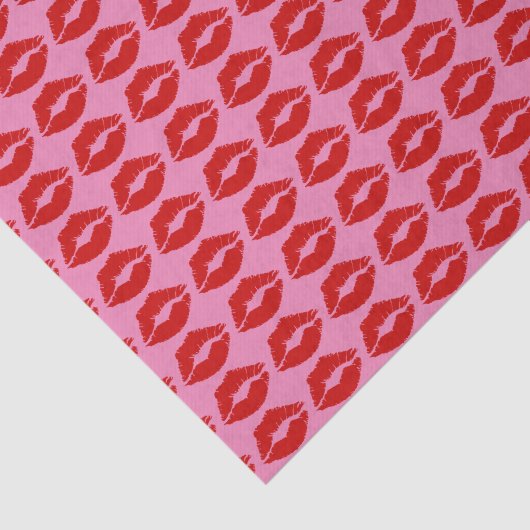 "Red Lips Kiss" Tissuepapier