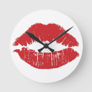 Red Lips-klok Ronde Klok