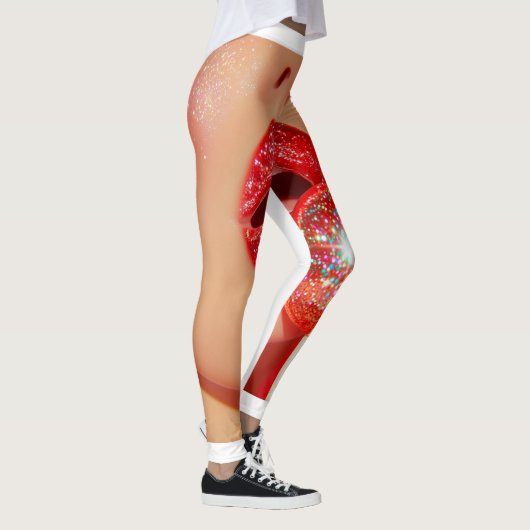 Red Lips Leggings (Rechts)