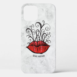 Red Lips Make-up Artiest Naam Case-Mate iPhone Case