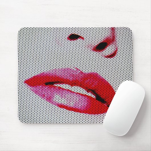 Red Lips Muismat (Met muis)
