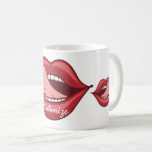 Red Lips Open Mouth Thunder_Cove Koffiemok (Voorkant rechts)