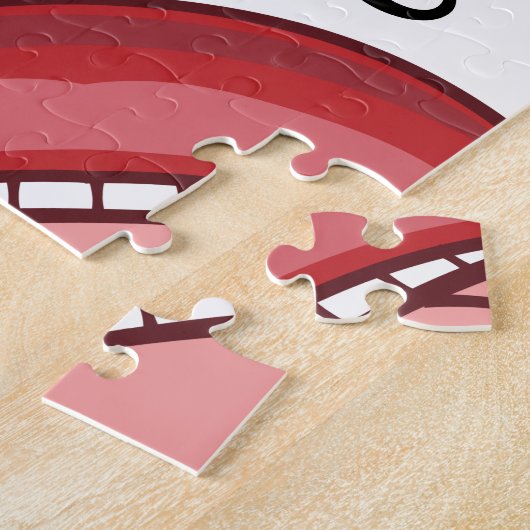 Red Lips Open Mouth Thunder_Cove Legpuzzel (Zijkant)