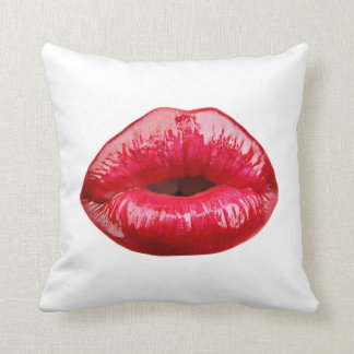 Red Lips Pillow Kussen