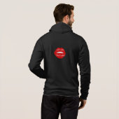 Red Lips, Red Lipstick Hoodie (Achterkant volledig)