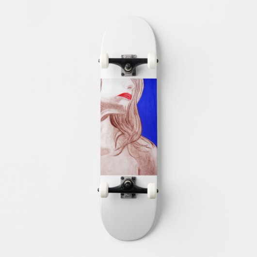 ~Red Lips~ SCHAATS DECK, AANGEPAST HET! Persoonlijk Skateboard (Voorkant)