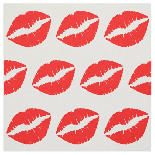 Red Lips Stof (Swatch)