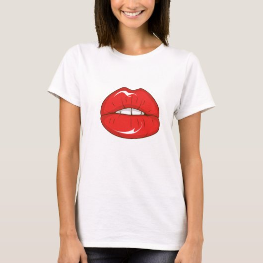 Red Lips T-shirt (Voorkant)