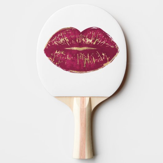 Red Lips Tafeltennisbatje (Achterkant)